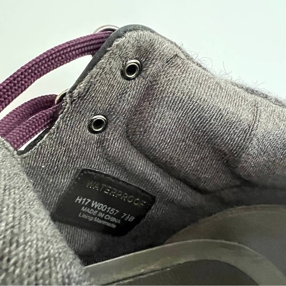 Cole Haan Women's Zerogrand Hiker Waterproof Boots Black Elderberry Size 7 - Picture 11 of 15